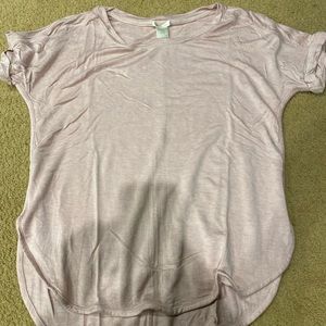 Light pink tunic Matty M size medium stretchy shirt